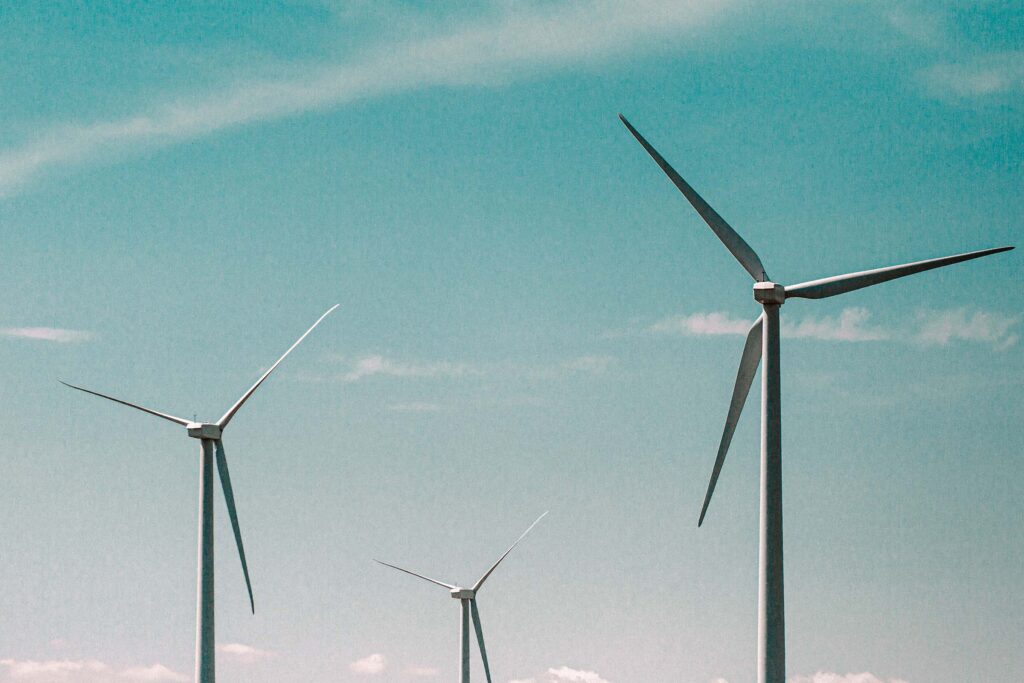 image of wind turbine at daytime